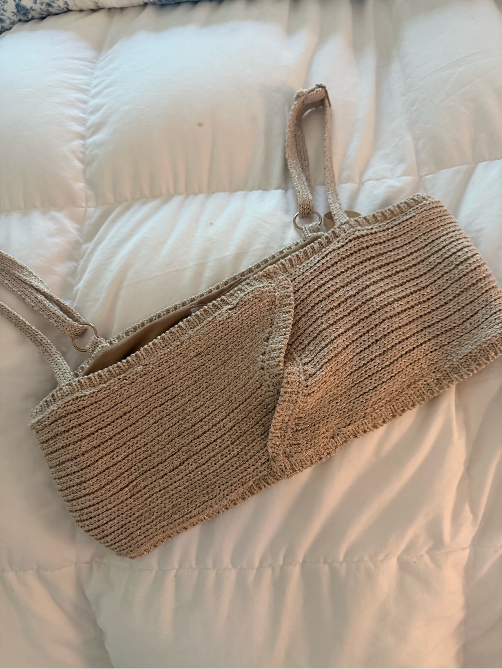 JLUXLABEL Ribbed Knit Tan Maxi Skirt - Picture 6 of 7